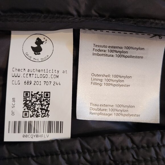 Men's Save the Duck Ultra-Light Jacket/Vest - Picture 6 of 6